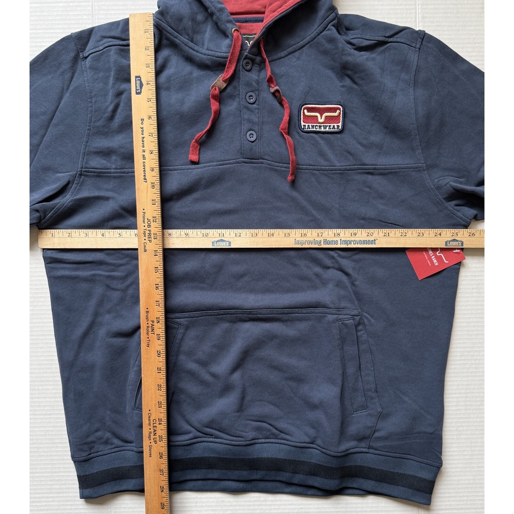 KIMES RANCH Ranch Ready - Men's Navy Cotton Hoodie - Size XX-Large - 2XL‎ - NWT! - Picture 4 of 11